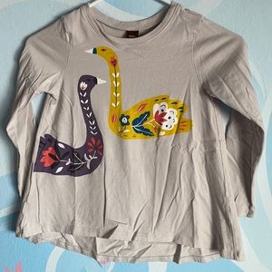 Tea Collection long sleeve girl’s tee size 7